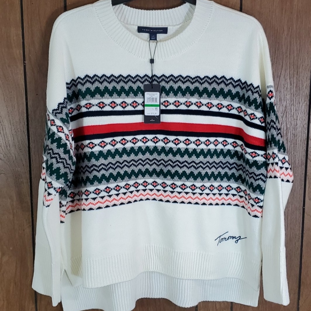 Tommy Hilfiger Urban Folklore Sweater size Large